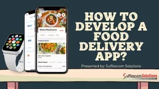 How to Develop a Food Delivery App