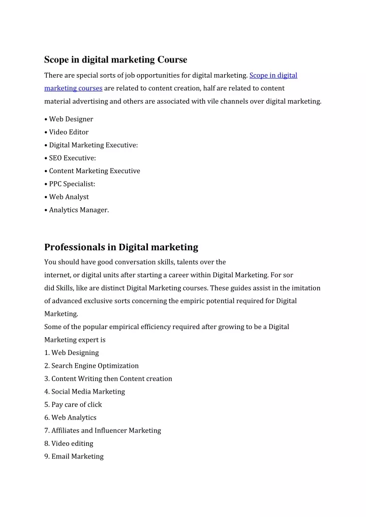 r scope in digital marketing course