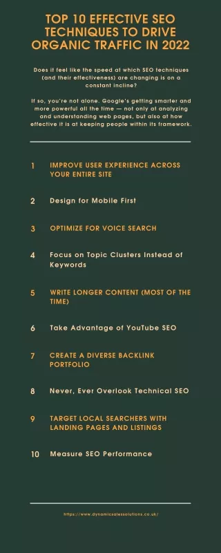 top 10 effective seo techniques to drive organic