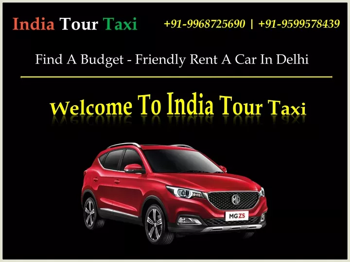 india tour taxi