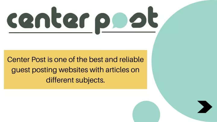 center post is one of the best and reliable guest