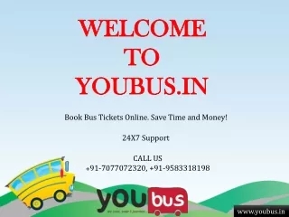 Best Bus service in Bhubaneswar | Youbus.in