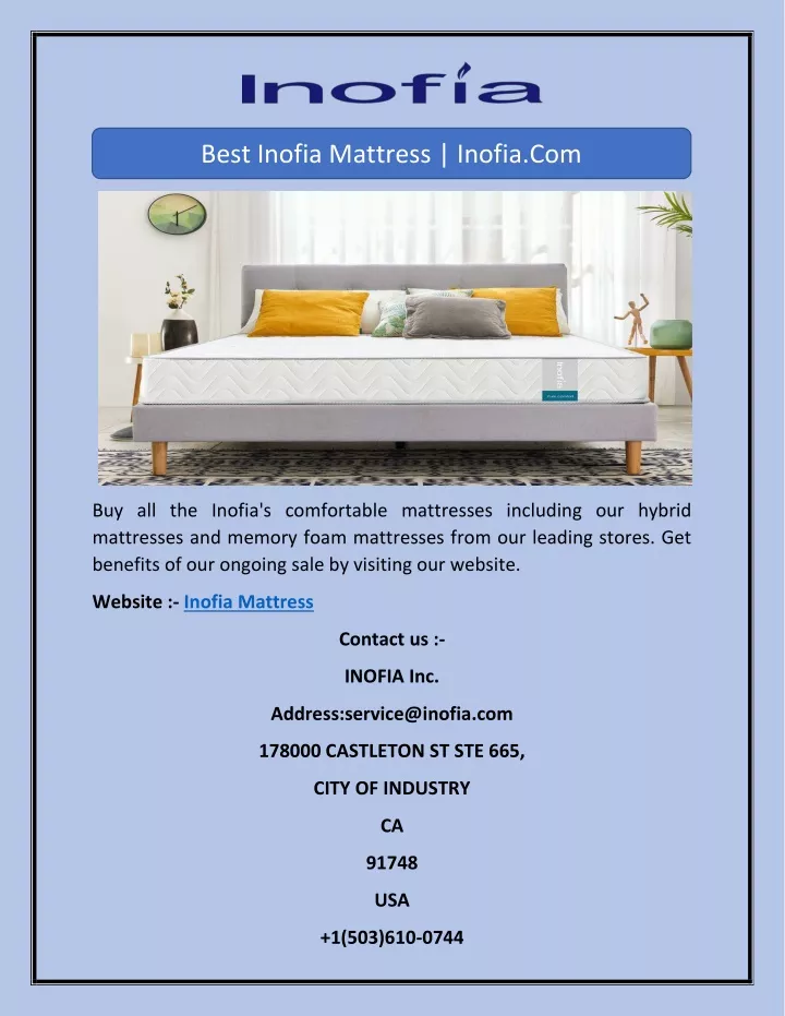 best inofia mattress inofia com