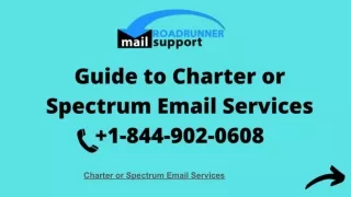 Charter or Spectrum Email Services
