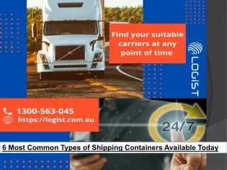 6 most common types of shipping containers