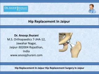 hip replacement in jaipur