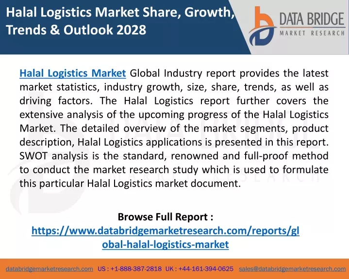 halal logistics market share growth trends