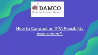 How to Conduct an RPA Feasibility Assessment
