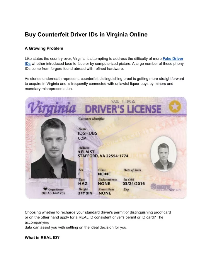 buy counterfeit driver ids in virginia online