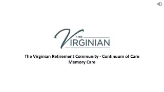 the virginian retirement community continuum