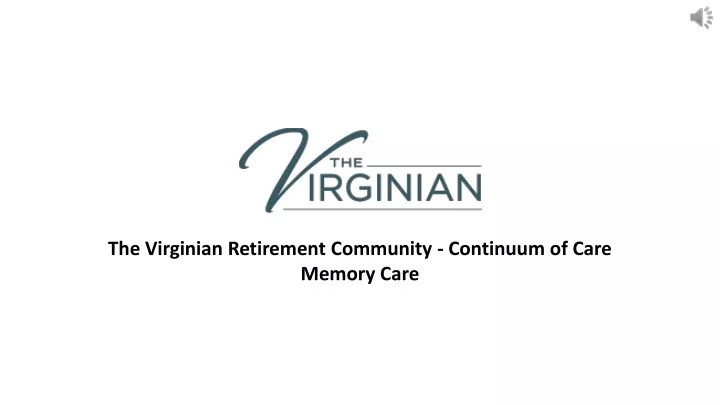 the virginian retirement community continuum