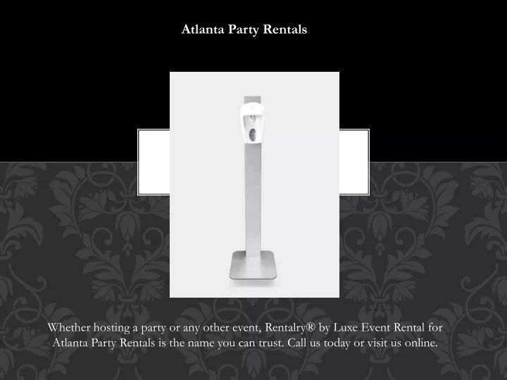 atlanta party rentals