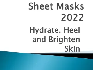 Sheet Masks 2022