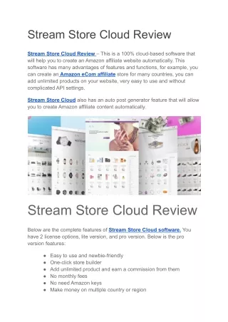 stream store cloud review