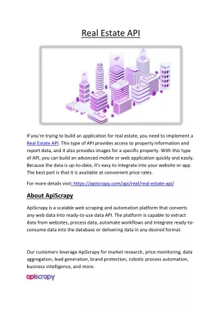 real estate api