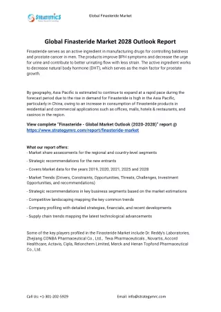 global finasteride market