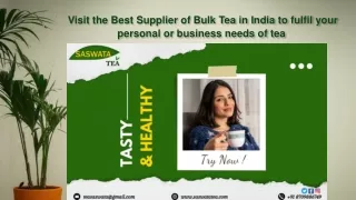 Visit the Best Supplier of Bulk Tea in India to fulfil your personal or business needs of tea 