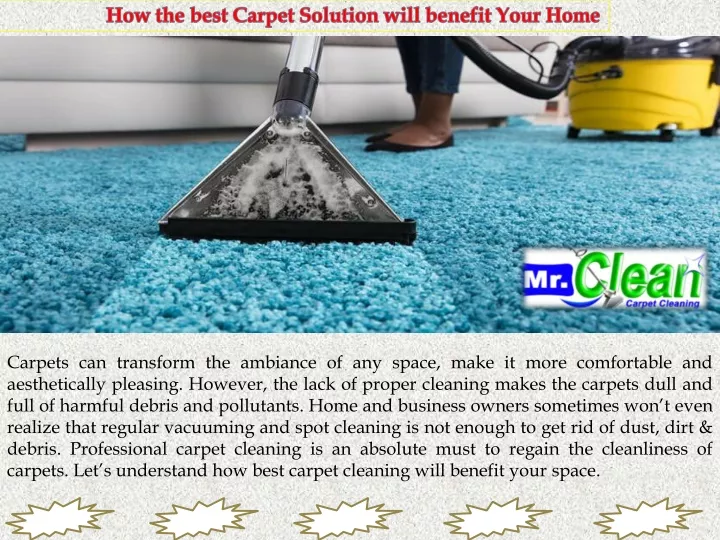 how the best carpet solution will benefit your