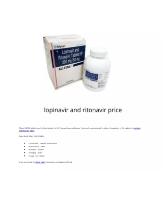 alltera 50 200 tablet is used for the treatment
