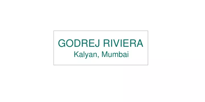 godrej riviera