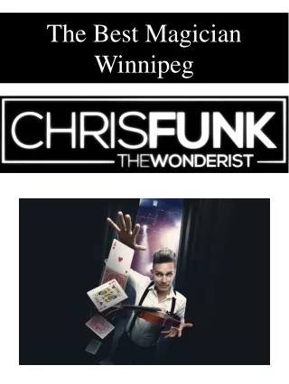 the best magician winnipeg