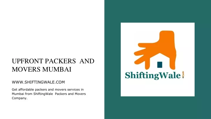 upfront packers and movers mumbai