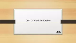 cost of modular kitchen