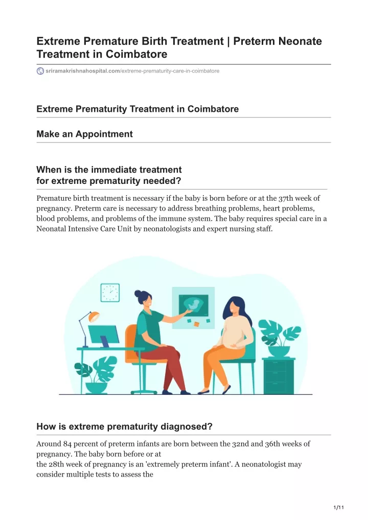 extreme premature birth treatment preterm neonate