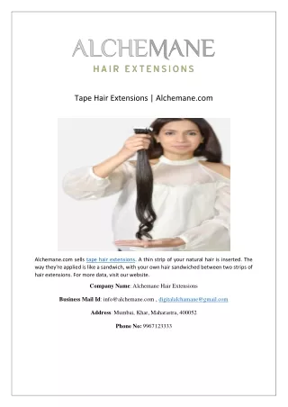 tape hair extensions alchemane com