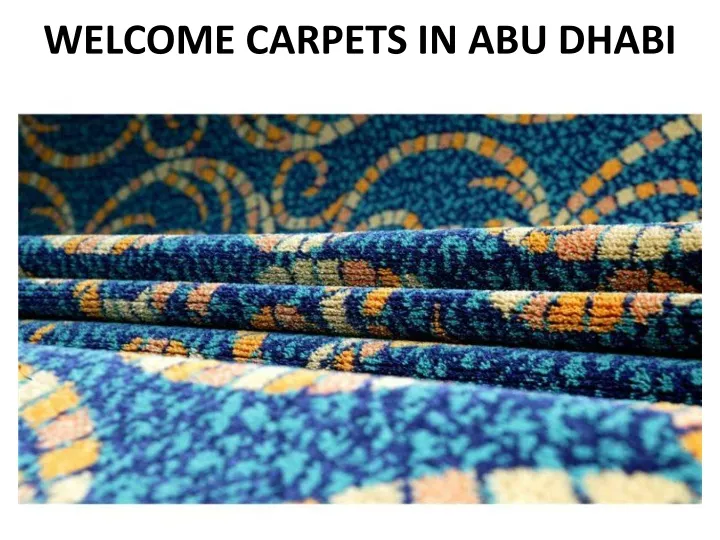 welcome carpets in abu dhabi