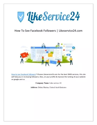 how to see facebook followers likeservice24 com