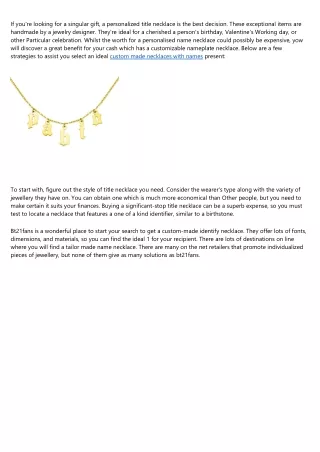 if you re looking for a singular gift