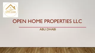 Property In Abu Dhabi