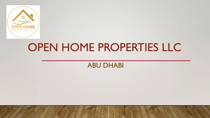 open home properties llc