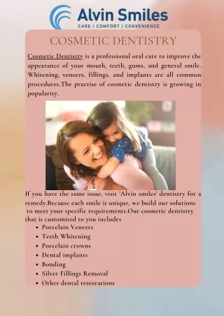 Get the best Cosmetic Dentistry in Manvel