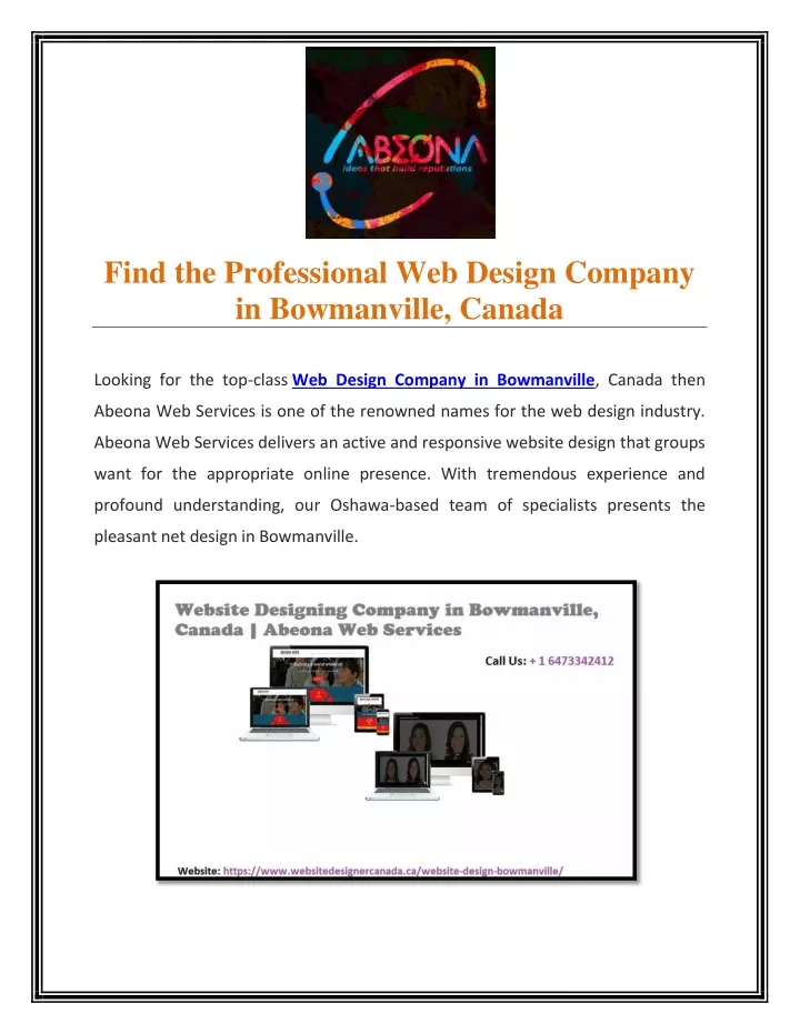 find the professional web design company