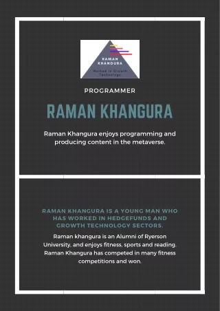 “The great growling engine of change – technology” | Raman Khangura