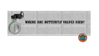 Where are Butterfly Valves Used