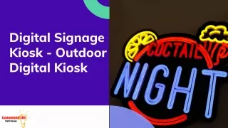 Digital Signage Kiosk PPT