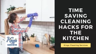 Time Saving Cleaning Hacks for the Kitchen