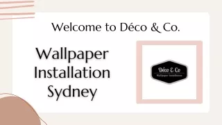 Wallpaper Installation Sydney