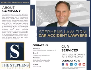 Stephens Law Firm Car Accident Lawyers