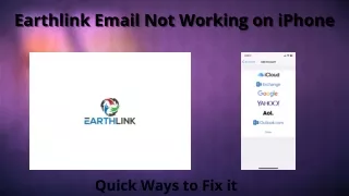 earthlink email not working on iphone earthlink