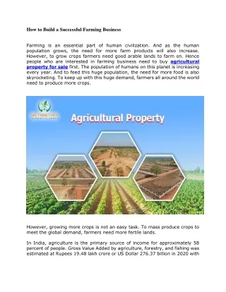 How to Build a Successful Farming Business-converted
