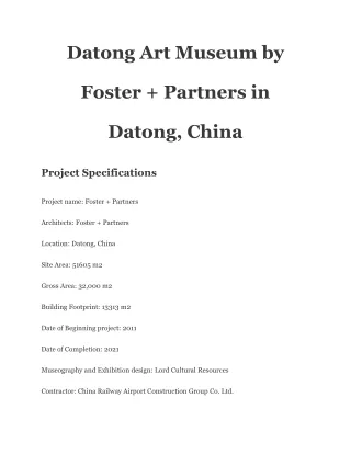 datong art museum by