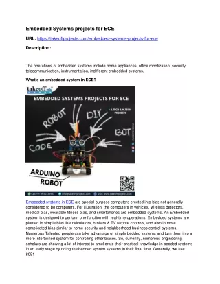 embedded systems projects for ece