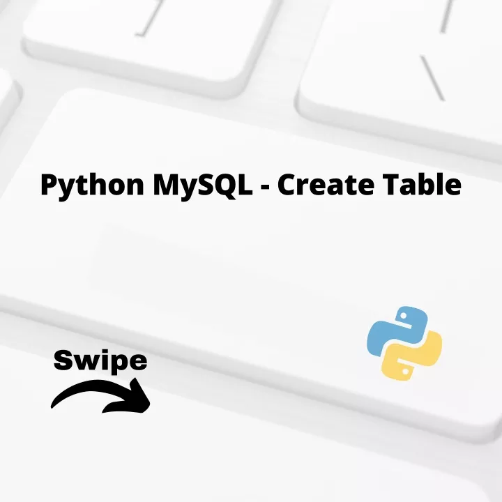 python mysql create table