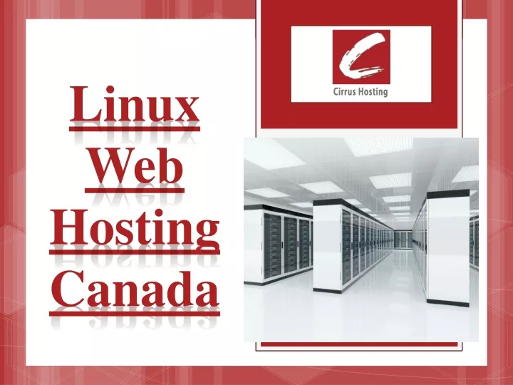 linux web hosting canada