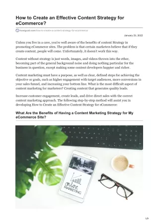 hostguid.com-How to Create an Effective Content Strategy for eCommerce
