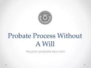 probate process without a will